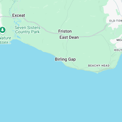 Birling gap surf map