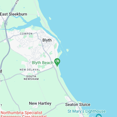 Blyth surf map