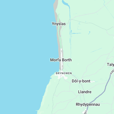 Borth surf map