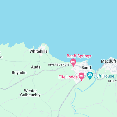 Boyndie Bay surf map