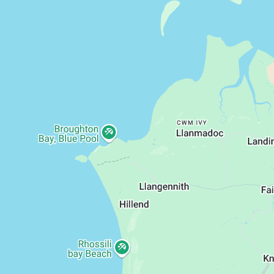 Broughton Bay surf map