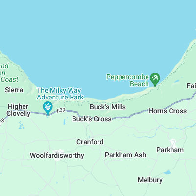 Bucks Mill surf map