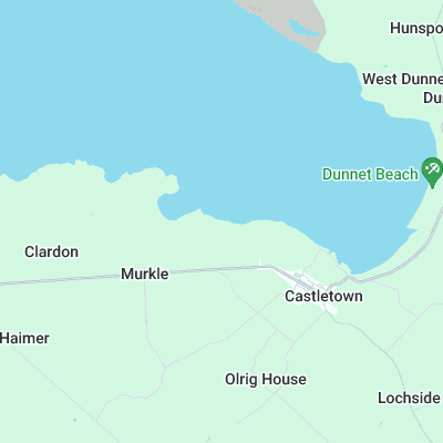 Castletown surf map
