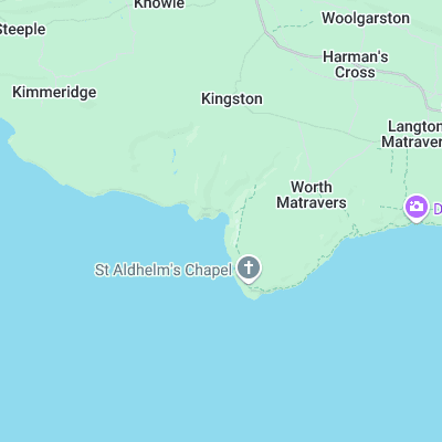 Chapman's Pool surf map