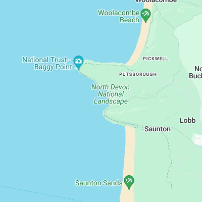 Croyde surf map