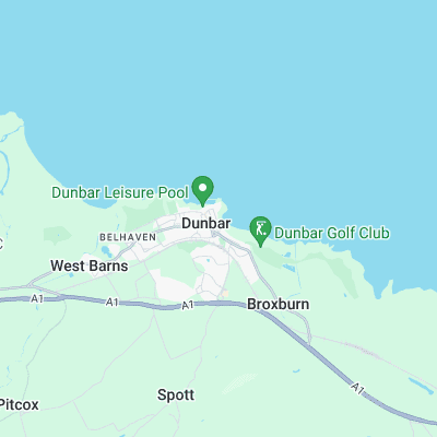 Dunbar surf map
