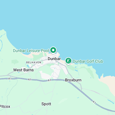 Dunbar surf map