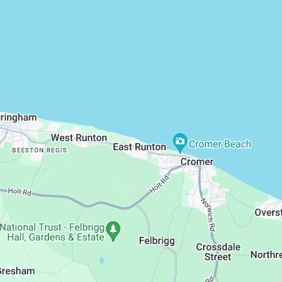 East Runton surf map
