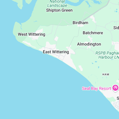 East Wittering surf map