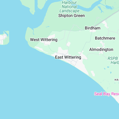 East Witterings surf map