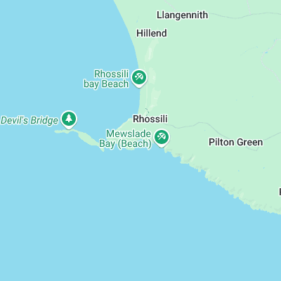 Fall Bay surf map