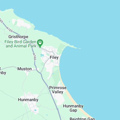 Filey surf map