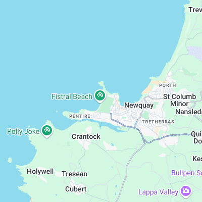 Fistral surf map