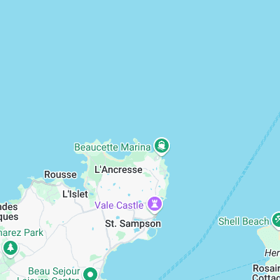 Fort Le Marchant surf map