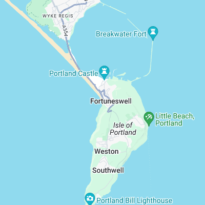 Fortuneswell surf map