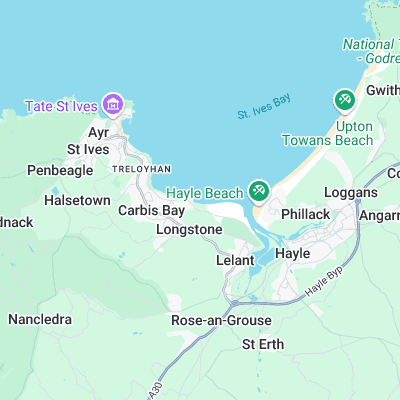 Hawks Point surf map