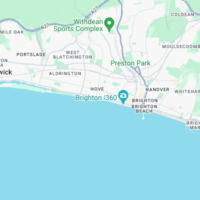 Hove surf map