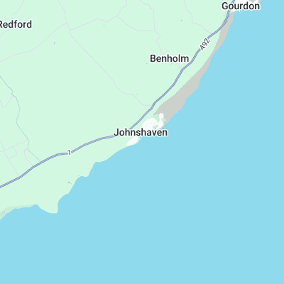Johnshaven surf map