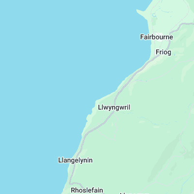 Llwyngwril surf map