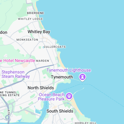 Longsands surf map