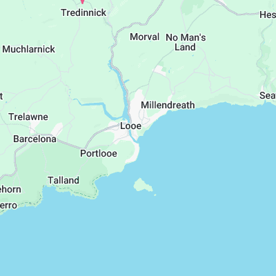 Looe Beach surf map