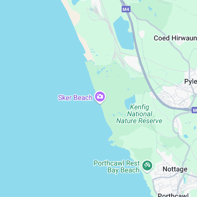 Margam surf map