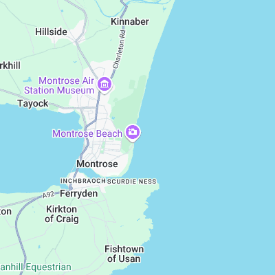 Montrose surf map