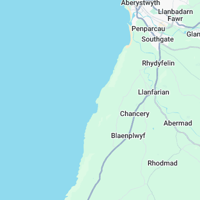 Morfa Bychan surf map