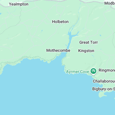 Mothecombe surf map