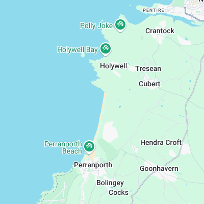 Penhale surf map