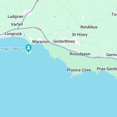 Perranuthnoe surf map