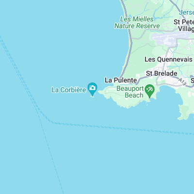 Petit Port surf map