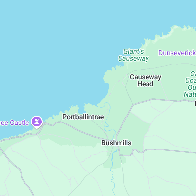 Portballintrae surf map