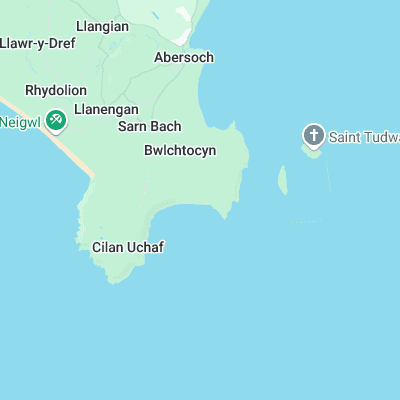 Porth Ceiriad surf map