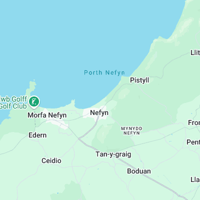 Porth Nefyn surf map