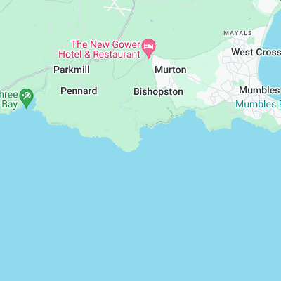 Pwlldu Point surf map