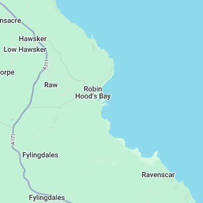 Robin Hood's Bay surf map