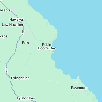 Robin Hood's Bay surf map