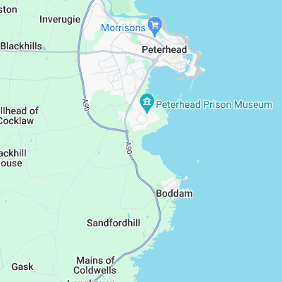 Sandford Bay surf map