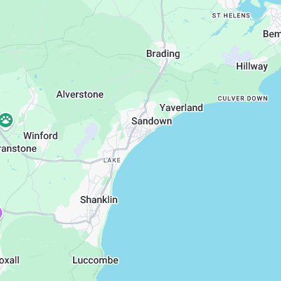 Sandown surf map