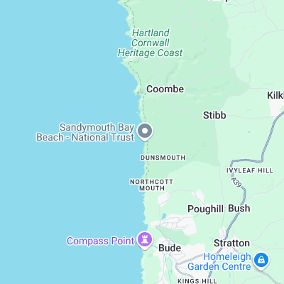 Sandymouth surf map