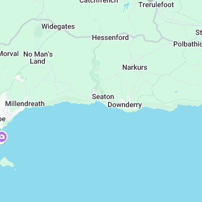 Seaton surf map