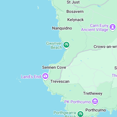 Sennen surf map