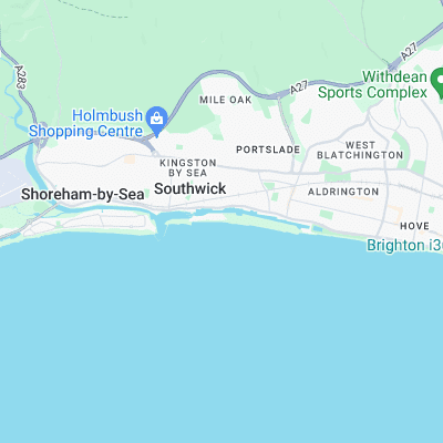 Shoreham surf map