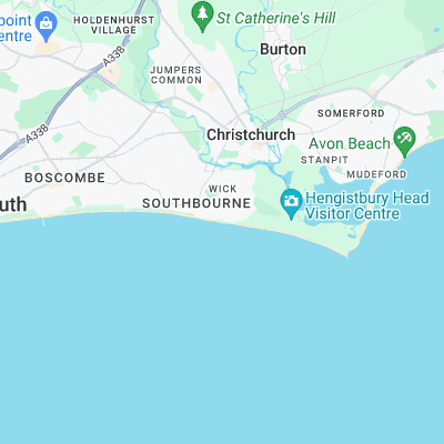 Southbourne surf map
