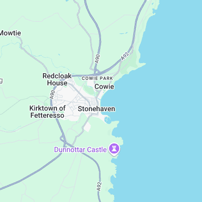 Stonehaven surf map