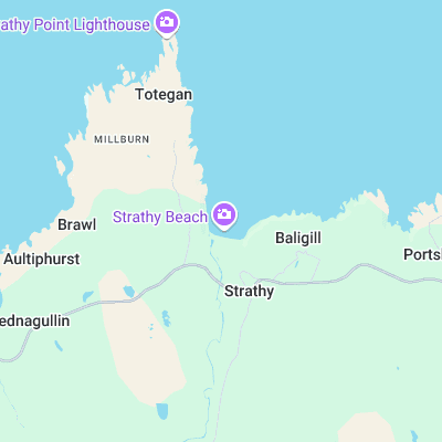 Strathy surf map