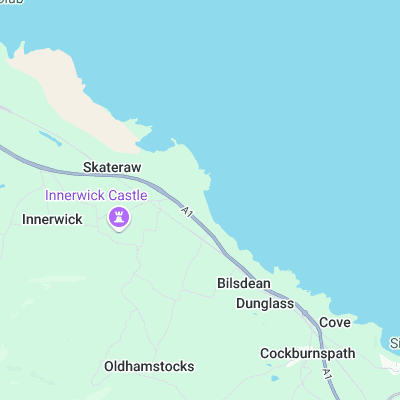 Thorntonloch surf map