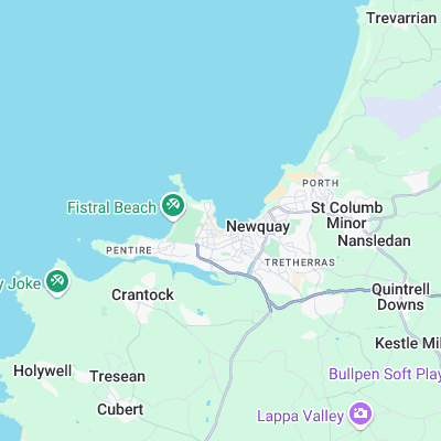 Towan surf map