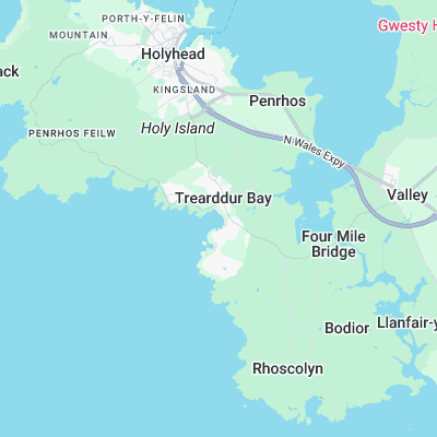 Trearddur Bay surf map